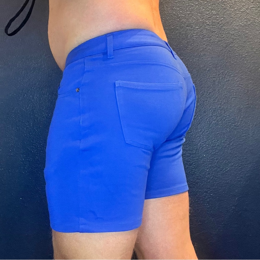 St33le Blue Shorts size 32. Steele Brand.